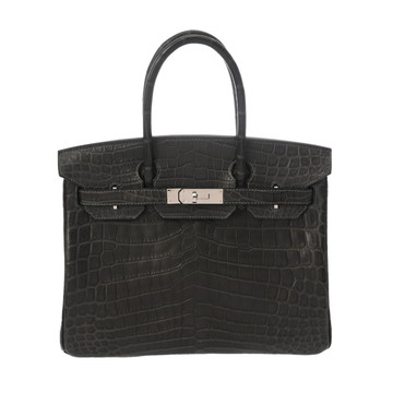 エルメス バーキン 30 グラファイト ニロティカスマット レディース バッグ 【中古】【bag】