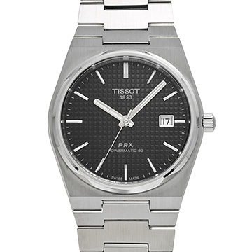ティソ PRX パワーマティック 80 T137.407.11.051.00 ブラック メンズ 時計 【中古】【wristwatch】