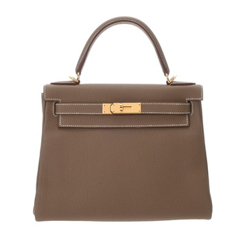 エルメス ケリー 28 内縫い エトゥープ トゴ レディース バッグ 【未使用】【bag】