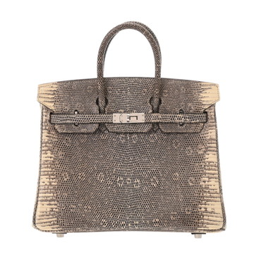 エルメス バーキン 25 オンブレ リザード レディース バッグ 【中古】【bag】