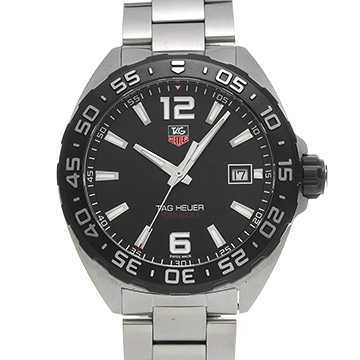 タグ ホイヤー フォーミュラ1 クォーツ WAZ1110.BA0875 ブラック メンズ 時計 【中古】【wristwatch】