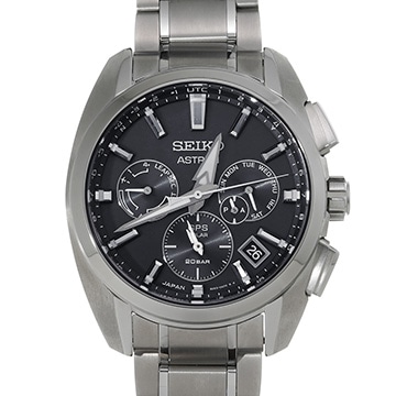 セイコー アストロン SBXC067 ブラック メンズ 時計 【中古】【wristwatch】