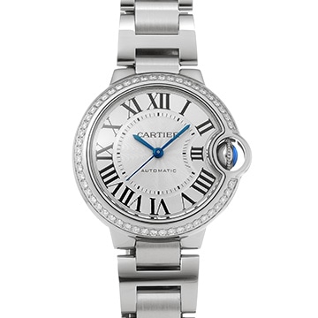 カルティエ バロンブルー ドゥ カルティエ 33mm W4BB0016 シルバー ユニセックス 時計 【中古】【wristwatch】