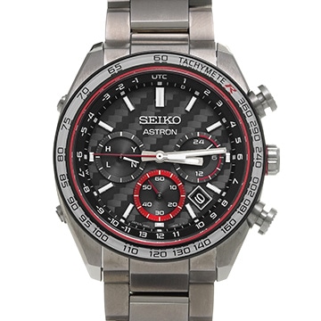 セイコー アストロン SBXY045 ブラック メンズ 時計 【中古】【wristwatch】