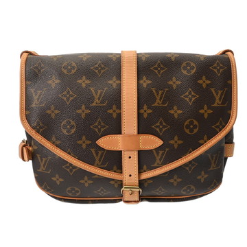 ルイ ヴィトン モノグラム ソミュール 30 ブラウン M42256 モノグラムキャンバス レディース バッグ 【中古】【bag】