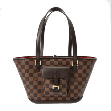 ルイ ヴィトン ダミエ マノスク PM ブラウン N51121 ダミエキャンバス レディース バッグ 【中古】【bag】