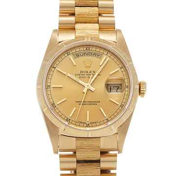 ロレックス デイデイト 18248 シャンパン メンズ 時計 【中古】【wristwatch】