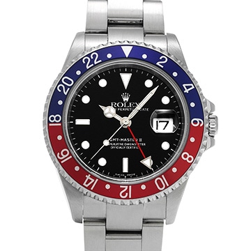 ロレックス GMTマスターII 16710 ブラック メンズ 時計 【中古】【wristwatch】