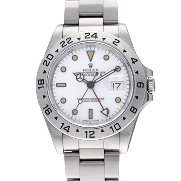 ロレックス エクスプローラーII 16570 ホワイト メンズ 時計 【中古】【wristwatch】