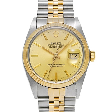 ロレックス デイトジャスト 16013 シャンパン メンズ 時計 【中古】【wristwatch】