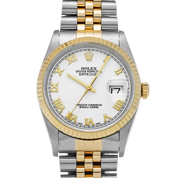 ロレックス デイトジャスト 16233 ホワイト メンズ 時計 【中古】【wristwatch】
