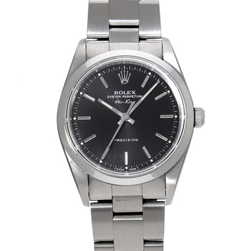 ロレックス エアキング 14000 ブラック メンズ 時計 【中古】【wristwatch】
