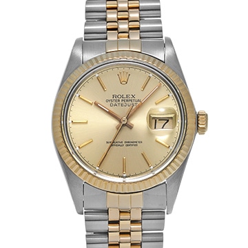 ロレックス デイトジャスト 16013 シャンパン メンズ 時計 【中古】【wristwatch】