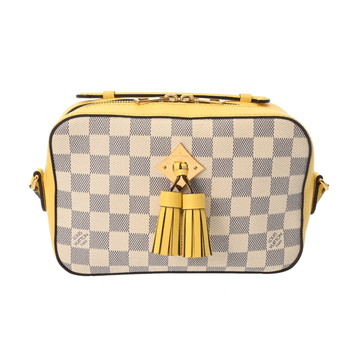 ルイ ヴィトン ダミエアズール サントンジュ ホワイト N40154 ダミエキャンバス レディース バッグ 【中古】【bag】