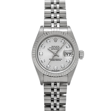 ロレックス デイトジャスト 79174G シルバー/ダイヤモンド レディース 時計 【中古】【wristwatch】