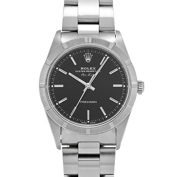 ロレックス エアキング 14010 ブラック メンズ 時計 【中古】【wristwatch】