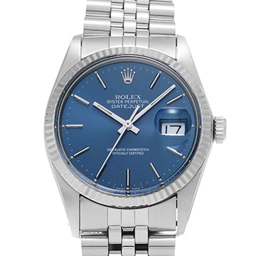 ロレックス デイトジャスト 16014 ブルー メンズ 時計 【中古】【wristwatch】