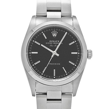 ロレックス エアキング 14000M ブラック メンズ 時計 【中古】【wristwatch】