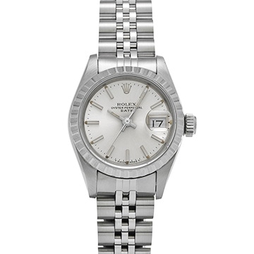 ロレックス オイスターパーペチュアル デイト 69240 シルバー レディース 時計 【中古】【wristwatch】