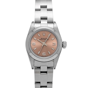 ロレックス オイスターパーペチュアル 67180 ピンク レディース 時計 【中古】【wristwatch】