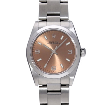 ロレックス オイスターパーペチュアル 77080 ピンク ユニセックス 時計 【中古】【wristwatch】