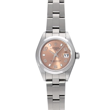 ロレックス オイスターパーペチュアル デイト 79160 ピンク レディース 時計 【中古】【wristwatch】