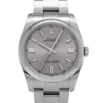 ロレックス オイスターパーペチュアル 36 116000 シルバー メンズ 時計 【中古】【wristwatch】