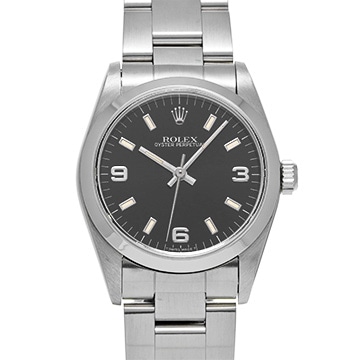 ロレックス オイスターパーペチュアル 67480 ブラック ユニセックス 時計 【中古】【wristwatch】
