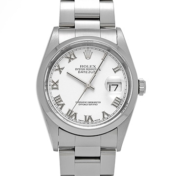 ロレックス デイトジャスト 16200 ホワイト メンズ 時計 【中古】【wristwatch】