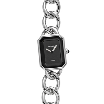 シャネル プルミエール S H0452 ブラック レディース 時計 【中古】【wristwatch】