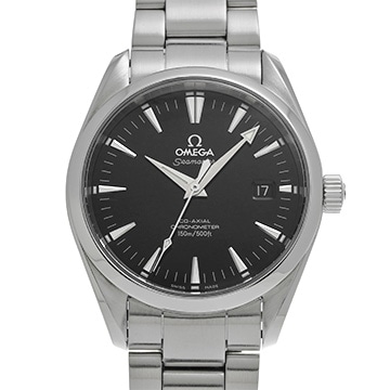 オメガ シーマスター アクアテラ コーアクシャル クロノメーター 2503.50 ブラック メンズ 時計 【中古】【wristwatch】