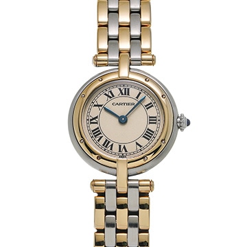 カルティエ パンテール SM 3ロウ 84084244 アイボリー レディース 時計 【中古】【wristwatch】