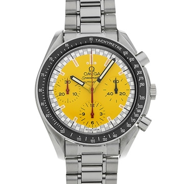 オメガ スピードマスター レーシング ミハエル・シューマッハ 3510.12 イエロー メンズ 時計 【中古】【wristwatch】