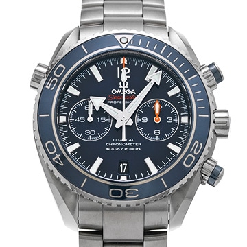 オメガ シーマスター プラネットオーシャン 600 コーアクシャル クロノグラフ 232.90.46.51.03.001 ブルー メンズ 時計 【中古】【wristwatch】