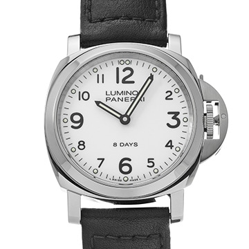 パネライ ルミノール ベース 8デイズ アッチャイオ PAM00561 ホワイト メンズ 時計 【中古】【wristwatch】