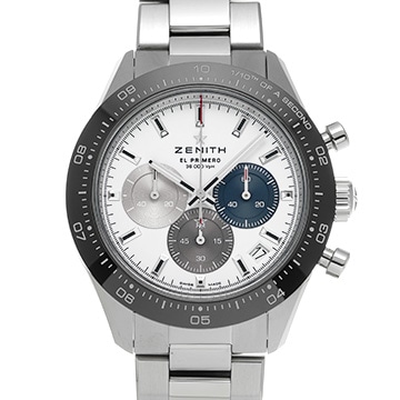 ゼニス クロノマスター スポーツ エル・プリメロ 03.3100.3600/69.M3100 ホワイト メンズ 時計 【中古】【wristwatch】