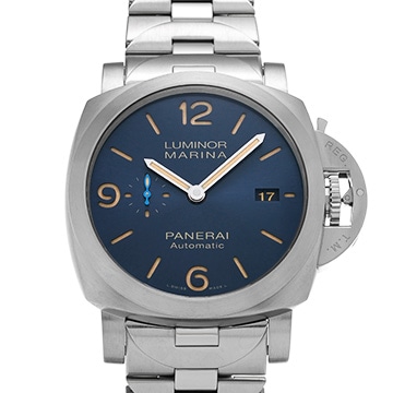 パネライ ルミノールマリーナ 44MM PAM01058 ブルー メンズ 時計 【中古】【wristwatch】