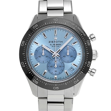 ゼニス クロノマスター スポーツ ヨシダ スペシャルエディション 03.3105.3600/52.M3100 ブルー メンズ 時計 【中古】【wristwatch】