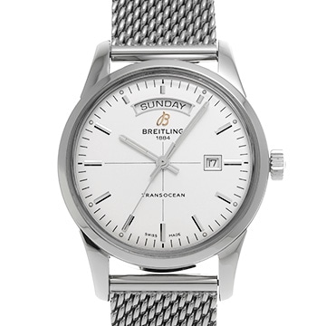 ブライトリング トランスオーシャン デイ&デイト A4531012/G751 シルバー メンズ 時計 【中古】【wristwatch】