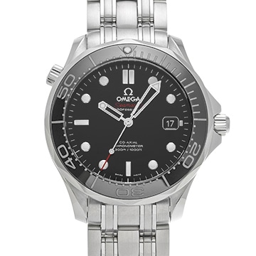 オメガ シーマスター ダイバー300 コーアクシャル 212.30.41.20.01.003 ブラック メンズ 時計 【中古】【wristwatch】