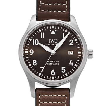 IWC パイロットウォッチ マーク XVIII アントワーヌ・ド・サンテグジュペリ IW327003 ブラウン メンズ 時計 【中古】【wristwatch】