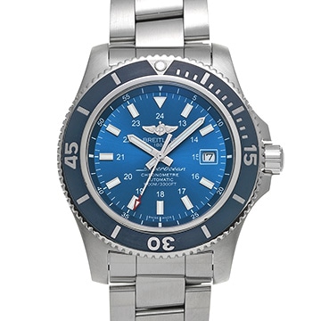 ブライトリング スーパーオーシャン II 44 ジャパンエディション A17392D8/CA09 ブルー メンズ 時計 【中古】【wristwatch】