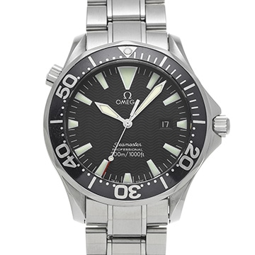 オメガ シーマスター プロフェッショナル 300 2264.50 ブラック メンズ 時計 【中古】【wristwatch】