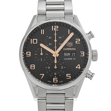 タグ ホイヤー カレラ キャリバー16 クロノグラフ デイデイト CV2A1AB.BA0738 ブラック メンズ 時計 【中古】【wristwatch】