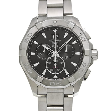 タグ ホイヤー アクアレーサー クォーツ クロノグラフ CAY1110.BA0927 ブラック メンズ 時計 【中古】【wristwatch】