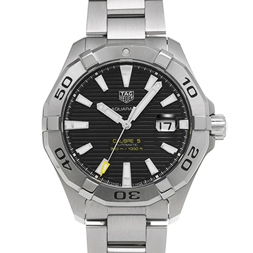 タグ ホイヤー アクアレーサー キャリバー5 WAY2010.BA0927 ブラック メンズ 時計 【中古】【wristwatch】