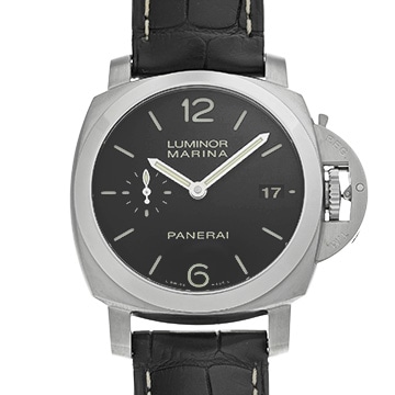 パネライ ルミノールマリーナ 1950 3デイズ オートマティック PAM00392 ブラック メンズ 時計 【中古】【wristwatch】