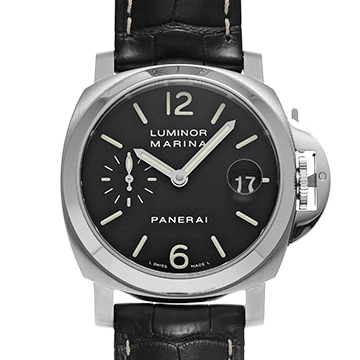 パネライ ルミノールマリーナ PAM00048 ブラック メンズ 時計 【中古】【wristwatch】