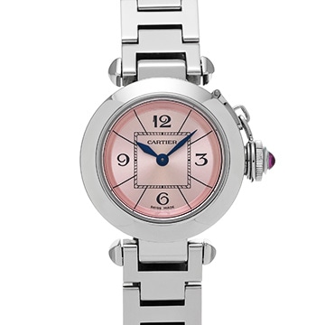 カルティエ ミスパシャ W3140008 ピンク レディース 時計 【中古】【wristwatch】