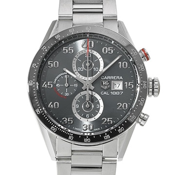 タグ ホイヤー カレラ キャリバー1887 クロノグラフ CAR2A11.BA0799 グレー メンズ 時計 【中古】【wristwatch】